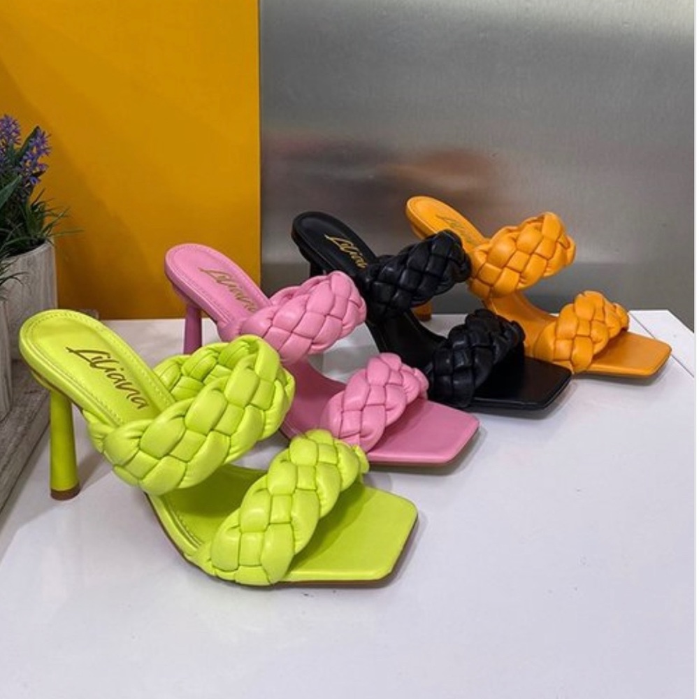 Lime Green Cute Heels